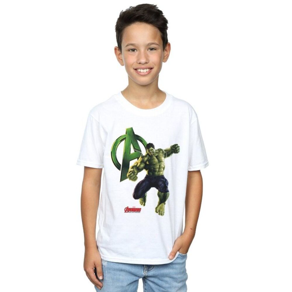 Hulk Boys Pose T-Shirt / White